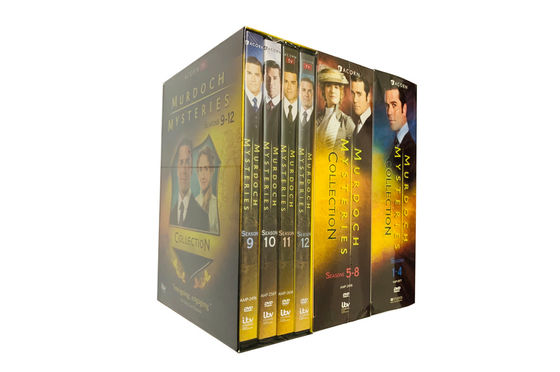 Porcellana La scatola su ordinazione di DVD fissa il film che dell'America i misteri di Murdoch di serie completa condiscono 1-12 fornitore