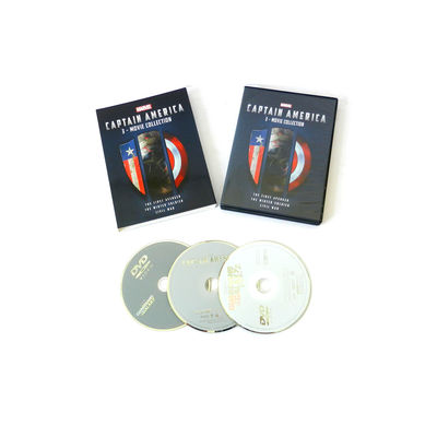 Porcellana La scatola su ordinazione di DVD fissa il film dell'America la RACCOLTA di capitano America 3-MOVIE di serie completa fornitore