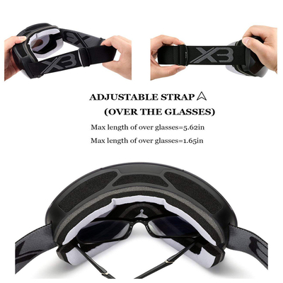 Sci Google PC Specchio Lenti magnete rimless sostituzione grande cilindrico può bloccare occhiali da neve UV fornitore