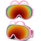 Sci Google Per bambini PC Specchio Lenti magnete rimless sostituzione grande cilindrico può bloccare occhiali da neve UV fornitore