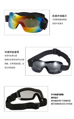 Sci Google PC Mirror Lens Occhiali da neve doppiamente curvi Occhiali da sci a telaio intero Occhiali da sci per attrezzature da sci Occhiali da sci esterni doppiamente anti-fo fornitore