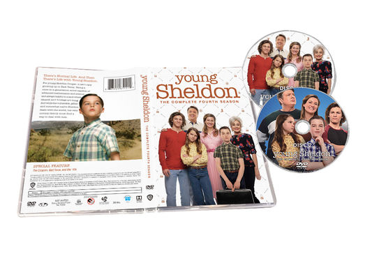 La scatola su ordinazione di DVD fissa il film dell'America la giovane stagione 4 di Sheldon di serie completa fornitore