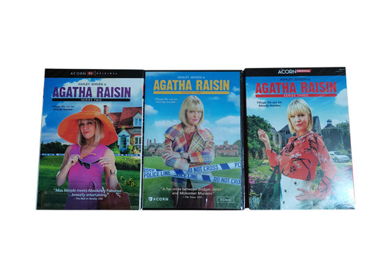 La scatola su ordinazione di DVD fissa il film dell'America la serie completa Agatha Raisin Season 1-3 fornitore