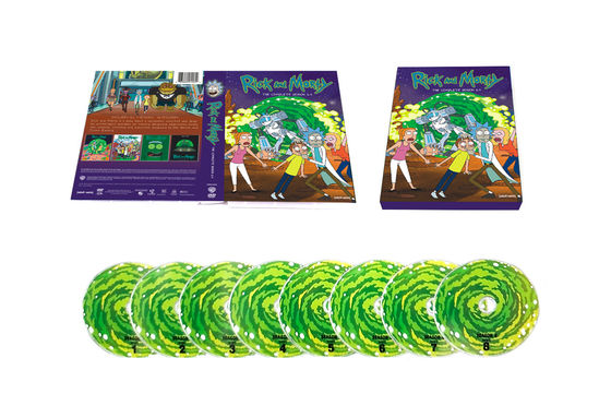La scatola su ordinazione di DVD fissa il film dell'America la serie completa Rick e Morty Season 1-4 fornitore