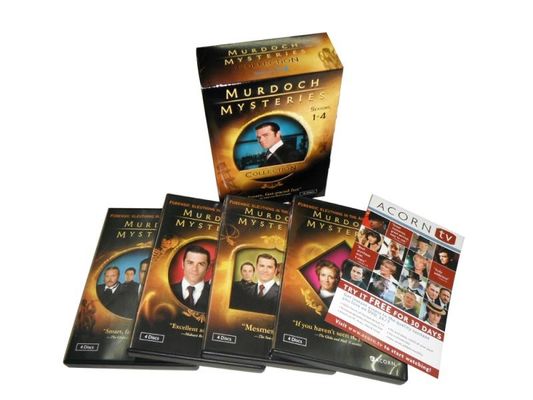 La scatola su ordinazione di DVD fissa il film che dell'America i misteri di Murdoch di serie completa condiscono 1-4 16DVD fornitore