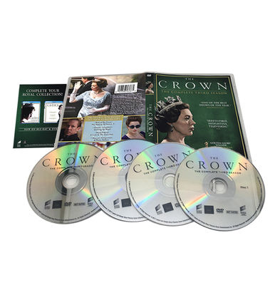 La scatola su ordinazione di DVD fissa il film dell'America la serie completa la stagione 3 della corona fornitore