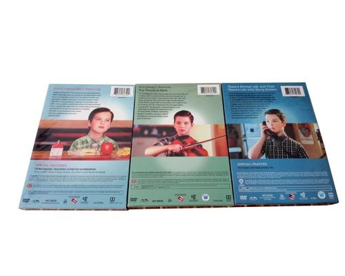 La scatola su ordinazione di DVD fissa il film dell'America la giovane stagione 1-3 di Sheldon di serie completa fornitore