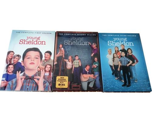La scatola su ordinazione di DVD fissa il film dell'America la giovane stagione 1-3 di Sheldon di serie completa fornitore