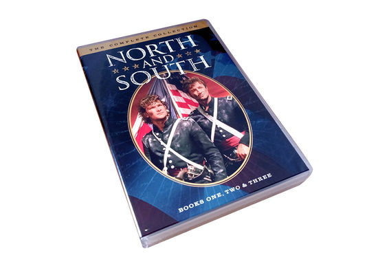 La scatola su ordinazione di DVD fissa il film dell'America il nord e sud 1-3 di serie completa fornitore