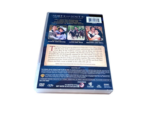 La scatola su ordinazione di DVD fissa il film dell'America il nord e sud 1-3 di serie completa fornitore