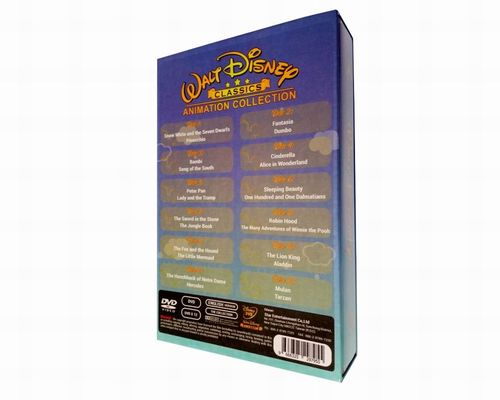 La scatola su ordinazione di DVD fissa il film dell'America la raccolta 12DVD di animazione di Disney di serie completa fornitore