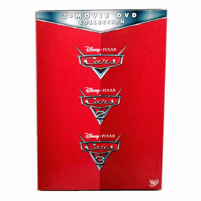 La scatola su ordinazione di DVD fissa il film dell'America le automobili 1-3 di serie completa 3 disco della raccolta 3 di DVD di film fornitore