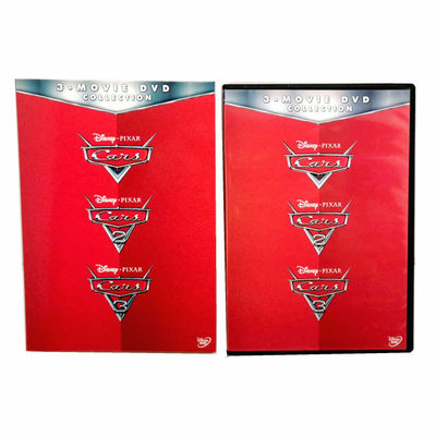 La scatola su ordinazione di DVD fissa il film dell'America le automobili 1-3 di serie completa 3 disco della raccolta 3 di DVD di film fornitore