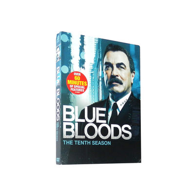 La scatola su ordinazione di DVD fissa il film dell'America i sangue blu Season10 di serie completa fornitore