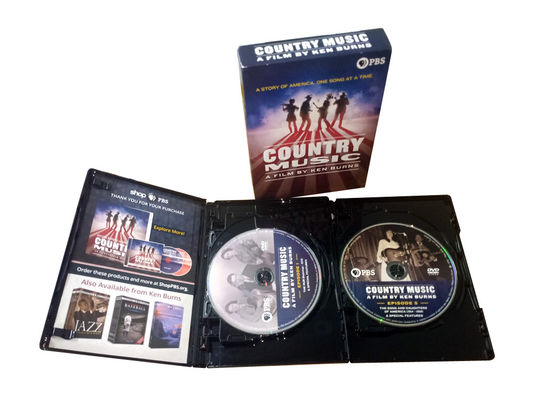 La scatola su ordinazione di DVD fissa il film dell'America la musica country di serie completa fornitore