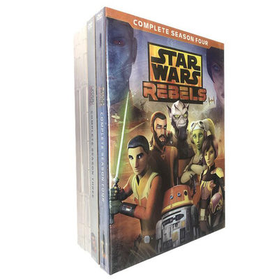 La scatola su ordinazione di DVD fissa il film dell'America i ribelli di Star Wars di serie completa fornitore