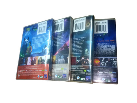 La scatola su ordinazione di DVD fissa il film dell'America i ribelli di Star Wars di serie completa fornitore