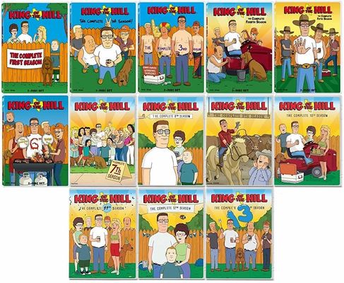 La scatola su ordinazione di DVD fissa il film dell'America il re di serie completa della stagione 1-13 della collina fornitore