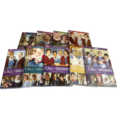 La scatola su ordinazione di DVD fissa il film che dell'America le serie complete chiamano l'ostetrica Season 1-9 una versione dei 26 Stati Uniti del disco nuova fornitore