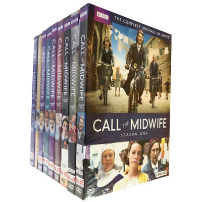 La scatola su ordinazione di DVD fissa il film che dell'America le serie complete chiamano l'ostetrica Season 1-9 una versione dei 26 Stati Uniti del disco nuova fornitore