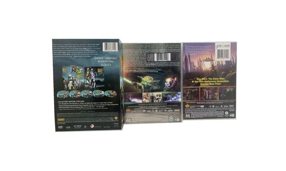 La scatola su ordinazione di DVD fissa il film dell'America la stella di serie completa la stagione 1-7 di guerre del clone fornitore