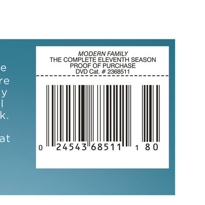 La scatola su ordinazione di DVD fissa il film dell'America la stagione 11 di Modern Family di serie completa fornitore